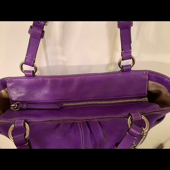 Purple Coach Purse - Picture 2 of 7